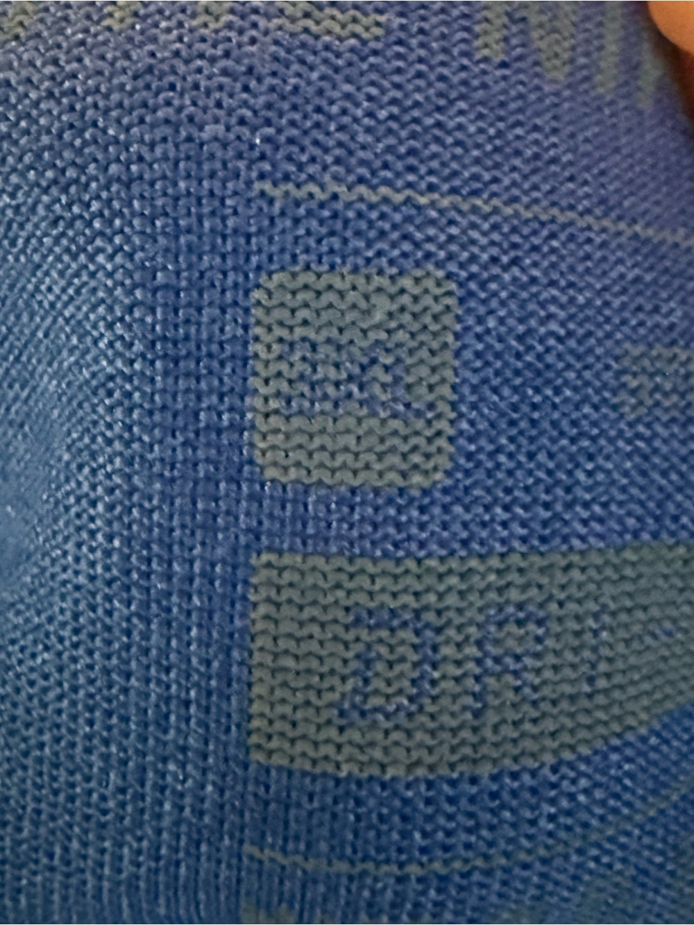 Nike Duke Blue T-Shirt with White Logo - Picture 5 of 5
